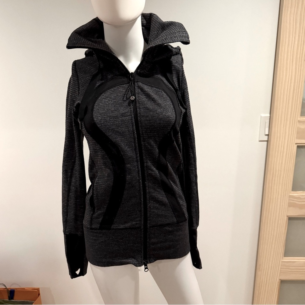 LuluLemon Black and Gray Zip up Jacket and Hoodie